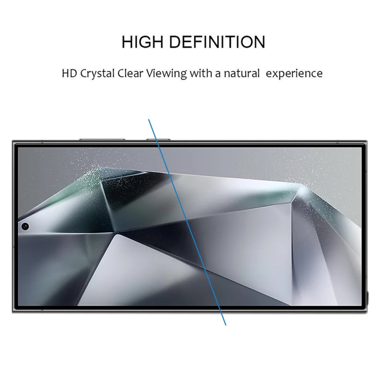 For Samsung Galaxy S25 Ultra 5G Full Glue Screen Tempered Glass Film, Support Fingerprint Unlocking by buy2fix