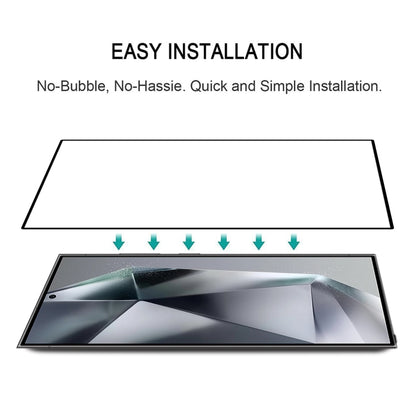 For Samsung Galaxy S25 Ultra 5G Full Glue Screen Tempered Glass Film, Support Fingerprint Unlocking by buy2fix