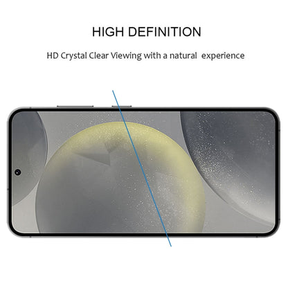 For Samsung Galaxy S25+ 5G Full Glue Screen Tempered Glass Film, Support Fingerprint Unlocking by buy2fix