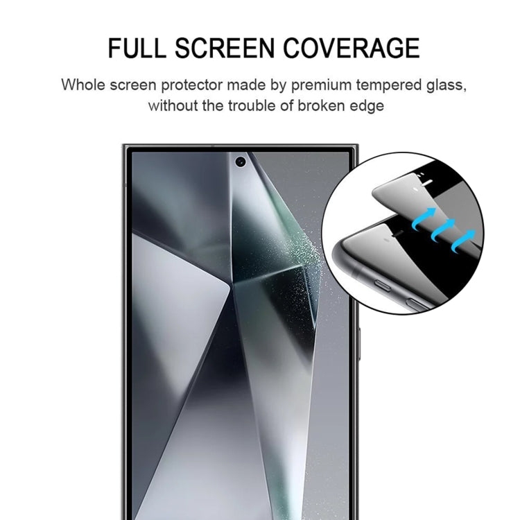 For Samsung Galaxy S25 Ultra 5G 25pcs Full Glue Screen Tempered Glass Film, Support Fingerprint Unlocking by buy2fix