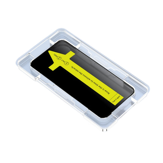 For iPhone 14 Pro 25pcs Anti-peeping Fast Attach Dust-proof Anti-static Tempered Glass Film by buy2fix