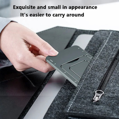 029 Desktop Portable Folding Aluminum Alloy Phone Holder(Gold) - Desktop Holder by buy2fix | Online Shopping UK | buy2fix