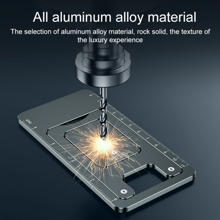 029 Desktop Portable Folding Aluminum Alloy Phone Holder(Metal Gun) - Desktop Holder by buy2fix | Online Shopping UK | buy2fix