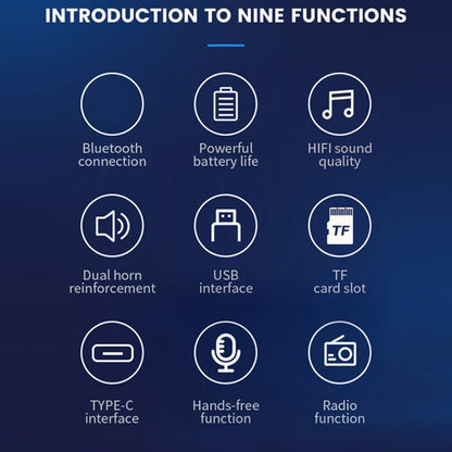 L12 Colorful LED Wireless Bluetooth-compatible Portable Speaker(Red) by buy2fix