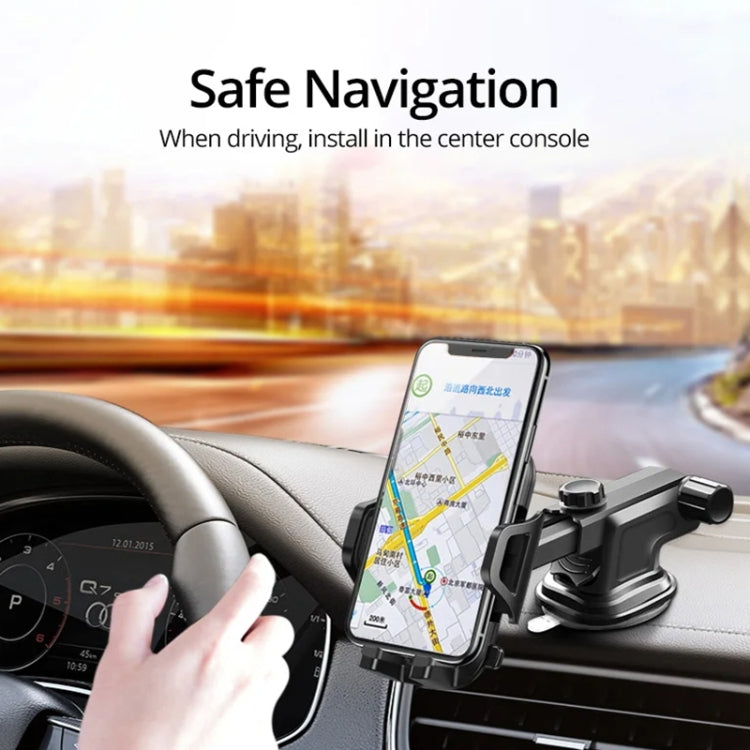 ZF015 Magnetic Suction Lazy Aluminum Alloy Phone Holder(Black) - Lazy Bracket by buy2fix | Online Shopping UK | buy2fix