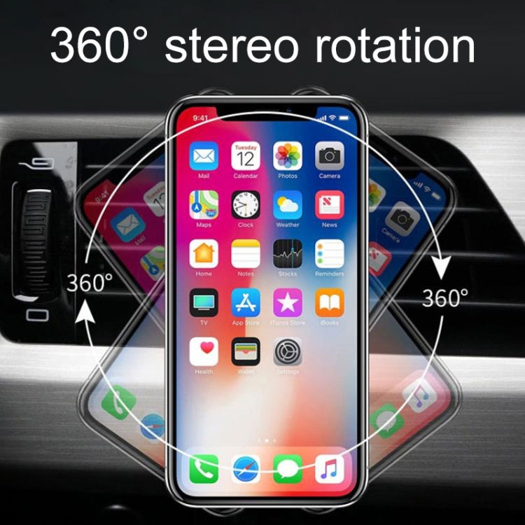 ZF015 Magnetic Suction Lazy Aluminum Alloy Phone Holder(Black) - Lazy Bracket by buy2fix | Online Shopping UK | buy2fix