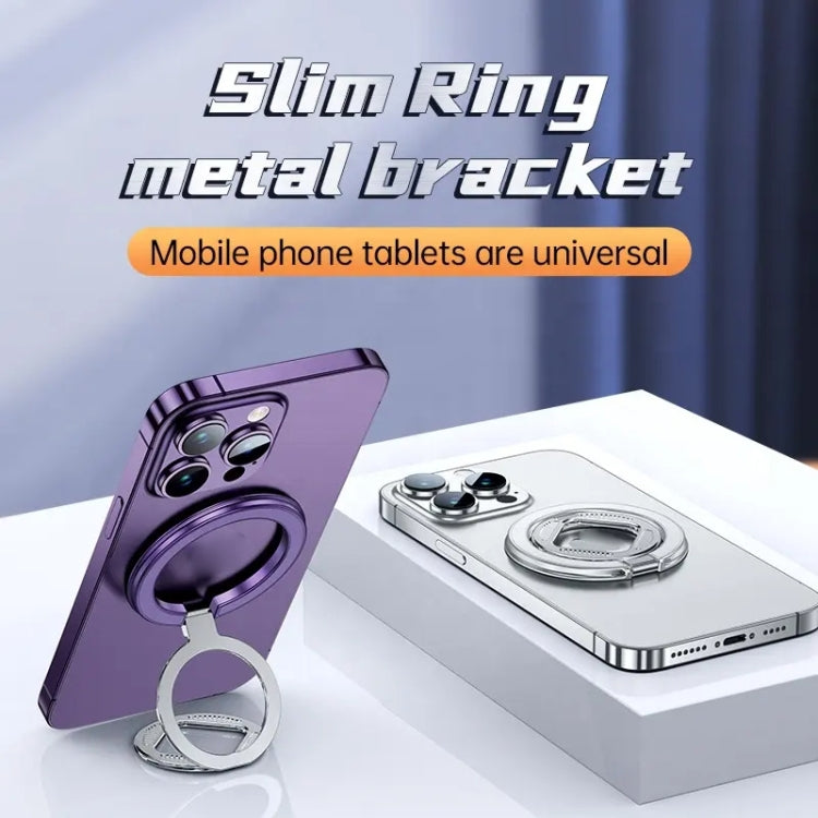 ZF039 Folding MagSafe Magnetic Ring Buckle Holder(Purple) - Ring Holder by buy2fix | Online Shopping UK | buy2fix