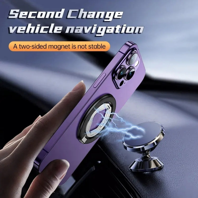 ZF039 Folding MagSafe Magnetic Ring Buckle Holder(Purple) - Ring Holder by buy2fix | Online Shopping UK | buy2fix