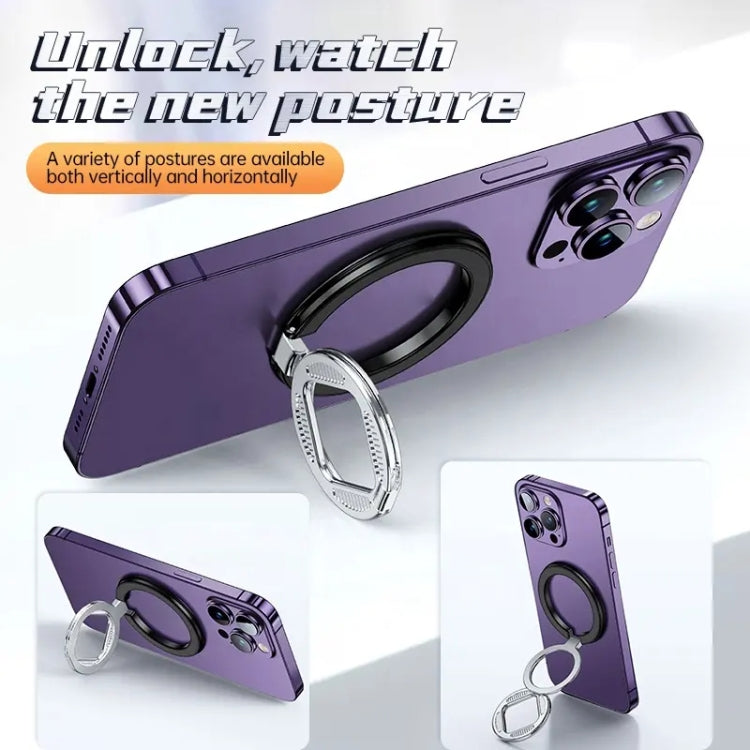 ZF039 Folding MagSafe Magnetic Ring Buckle Holder(Purple) - Ring Holder by buy2fix | Online Shopping UK | buy2fix