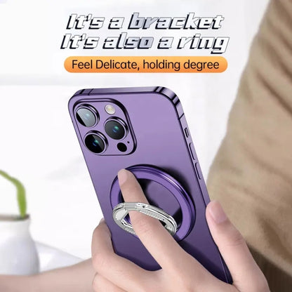 ZF039 Folding MagSafe Magnetic Ring Buckle Holder(Purple) - Ring Holder by buy2fix | Online Shopping UK | buy2fix