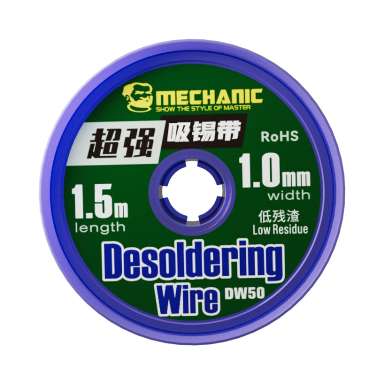 Mechanic DW50 1.5m Super Strong Tin Absorption Strip, Width:1.0mm - Welding Wire by MECHANIC | Online Shopping UK | buy2fix