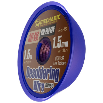 Mechanic DW50 1.5m Super Strong Tin Absorption Strip, Width:1.5mm - Welding Wire by MECHANIC | Online Shopping UK | buy2fix