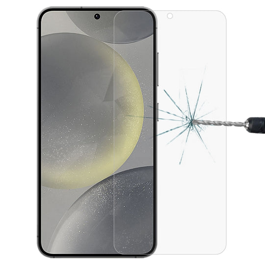For Samsung Galaxy S25+ 5G 0.18mm 9H 2.5D Tempered Glass Film, Support Fingerprint Unlocking