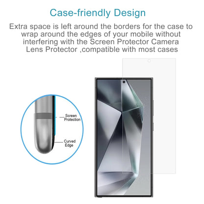 For Samsung Galaxy S25 Ultra 5G 10pcs 0.18mm 9H 2.5D Tempered Glass Film, Support Fingerprint Unlocking by buy2fix