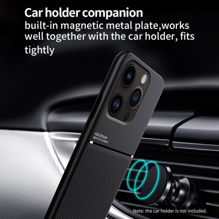 For iPhone 16 Pro Classic Tilt Strip Grain Magnetic Shockproof PC + TPU Phone Case(Green) by buy2fix