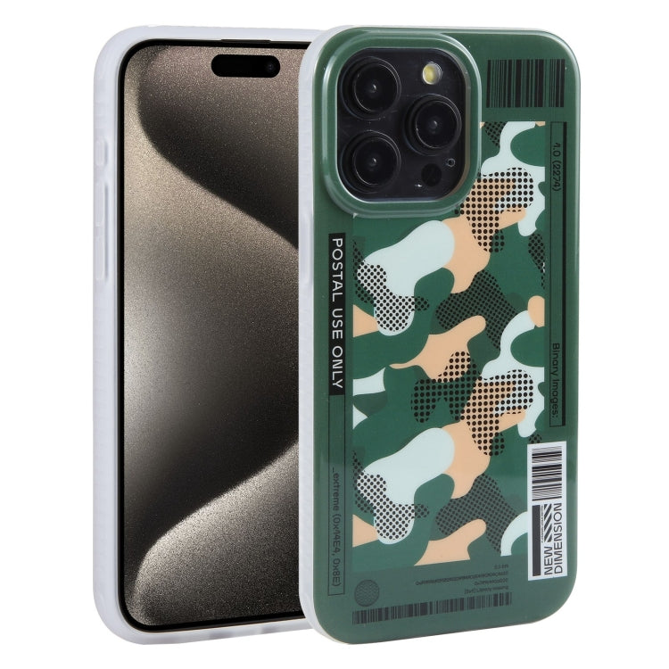 For iPhone 15 Pro Mutural Billboard Series Phone Case(Green) - iPhone 15 Pro Cases by Mutural | Online Shopping UK | buy2fix