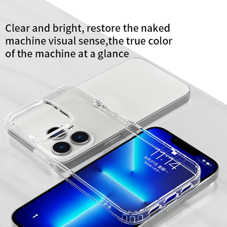 For iPhone 15 Pro Mutural Ice Series TPU Phone Case(Transparent) - iPhone 15 Pro Cases by Mutural | Online Shopping UK | buy2fix