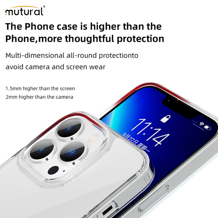 For iPhone 15 Pro Mutural Ice Series TPU Phone Case(Transparent) - iPhone 15 Pro Cases by Mutural | Online Shopping UK | buy2fix