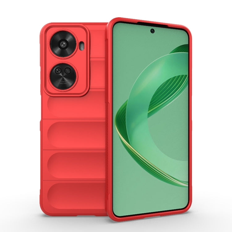 For Huawei nova 11 SE Magic Shield TPU + Flannel Phone Case(Red) - Huawei Cases by buy2fix | Online Shopping UK | buy2fix