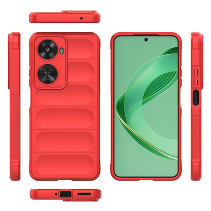 For Huawei nova 11 SE Magic Shield TPU + Flannel Phone Case(Red) - Huawei Cases by buy2fix | Online Shopping UK | buy2fix