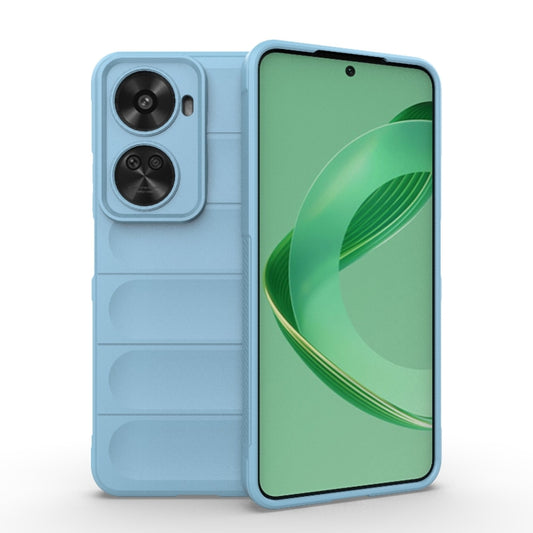 For Huawei nova 11 SE Magic Shield TPU + Flannel Phone Case(Light Blue) - Huawei Cases by buy2fix | Online Shopping UK | buy2fix