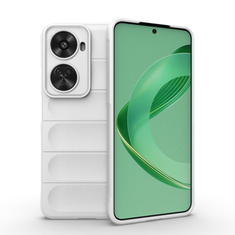 For Huawei nova 11 SE Magic Shield TPU + Flannel Phone Case(White) - Huawei Cases by buy2fix | Online Shopping UK | buy2fix