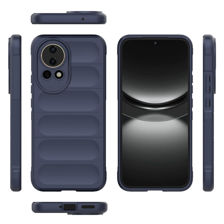 For Huawei nova 12 5G Magic Shield TPU + Flannel Phone Case(Dark Blue) - Huawei Cases by buy2fix | Online Shopping UK | buy2fix