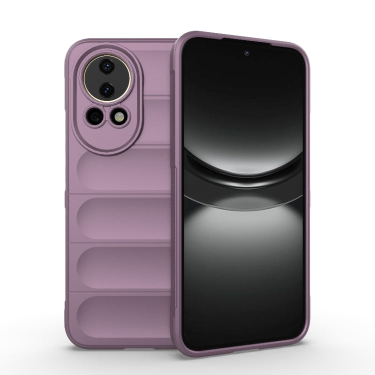 For Huawei nova 12 5G Magic Shield TPU + Flannel Phone Case(Purple) - Huawei Cases by buy2fix | Online Shopping UK | buy2fix