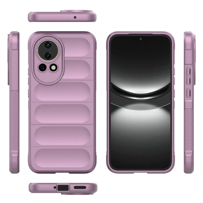 For Huawei nova 12 5G Magic Shield TPU + Flannel Phone Case(Purple) - Huawei Cases by buy2fix | Online Shopping UK | buy2fix