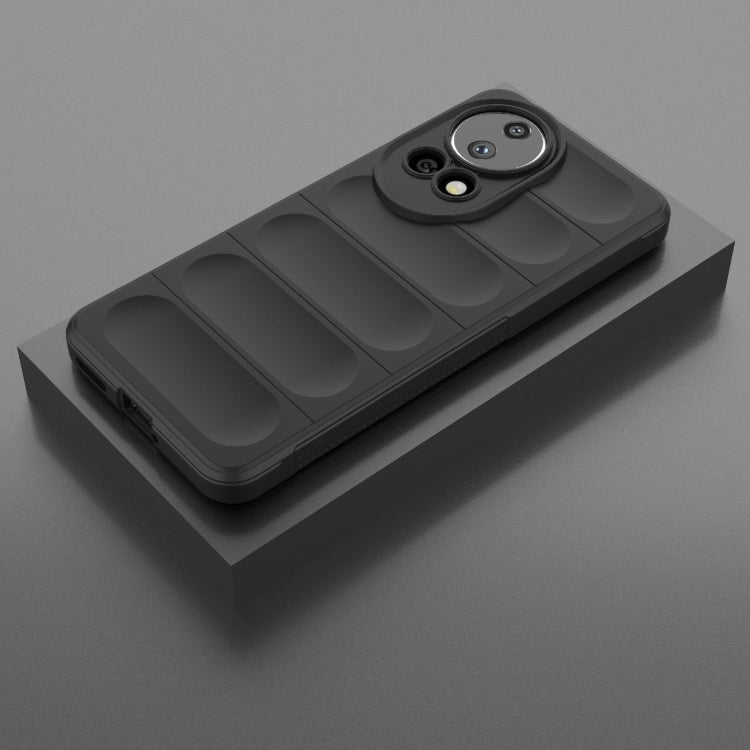 For Huawei nova 12 Ultra / 12 Pro Magic Shield TPU + Flannel Phone Case(Black) - Huawei Cases by buy2fix | Online Shopping UK | buy2fix