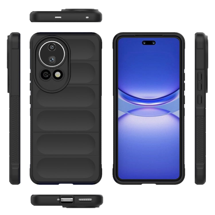 For Huawei nova 12 Ultra / 12 Pro Magic Shield TPU + Flannel Phone Case(Black) - Huawei Cases by buy2fix | Online Shopping UK | buy2fix