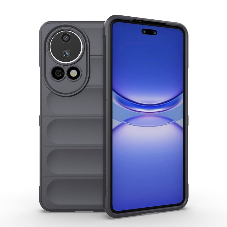 For Huawei nova 12 Ultra / 12 Pro Magic Shield TPU + Flannel Phone Case(Dark Grey) - Huawei Cases by buy2fix | Online Shopping UK | buy2fix