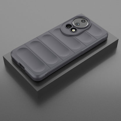 For Huawei nova 12 Ultra / 12 Pro Magic Shield TPU + Flannel Phone Case(Dark Grey) - Huawei Cases by buy2fix | Online Shopping UK | buy2fix