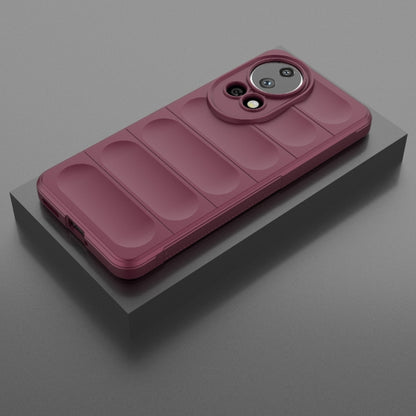 For Huawei nova 12 Ultra / 12 Pro Magic Shield TPU + Flannel Phone Case(Wine Red) - Huawei Cases by buy2fix | Online Shopping UK | buy2fix