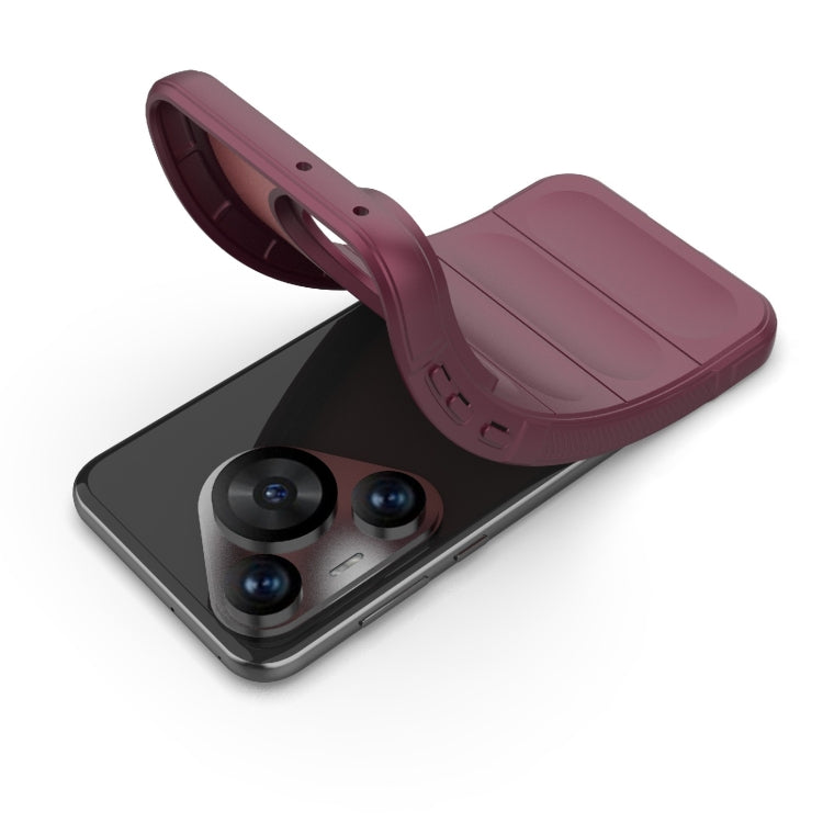 For Huawei Pura 70 Pro / 70 Pro+ Magic Shield TPU + Flannel Phone Case(Black) - Huawei Cases by buy2fix | Online Shopping UK | buy2fix