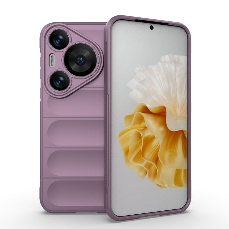 For Huawei Pura 70 Pro / 70 Pro+ Magic Shield TPU + Flannel Phone Case(Purple) - Huawei Cases by buy2fix | Online Shopping UK | buy2fix