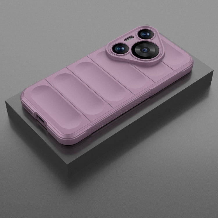 For Huawei Pura 70 Pro / 70 Pro+ Magic Shield TPU + Flannel Phone Case(Purple) - Huawei Cases by buy2fix | Online Shopping UK | buy2fix