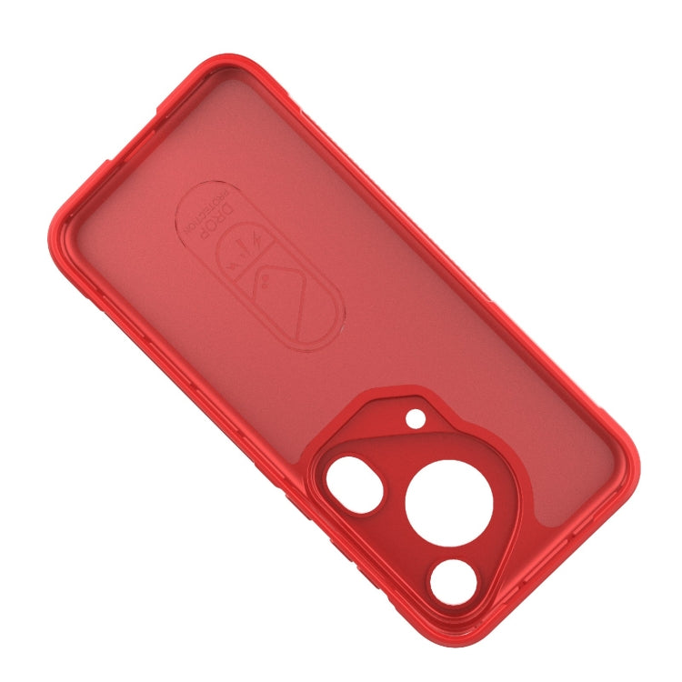 For Huawei Pura 70 Ultra Magic Shield TPU + Flannel Phone Case(Black) - Huawei Cases by buy2fix | Online Shopping UK | buy2fix
