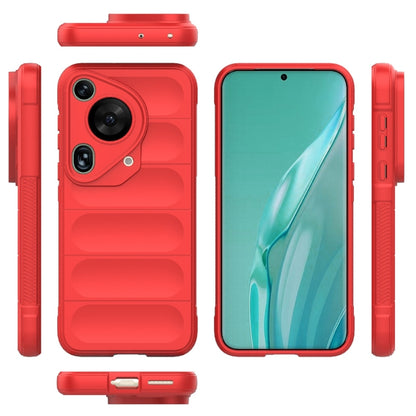 For Huawei Pura 70 Ultra Magic Shield TPU + Flannel Phone Case(Red) - Huawei Cases by buy2fix | Online Shopping UK | buy2fix