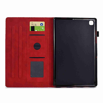 For Samsung Galaxy Tab S6 Lite P610 Rhombus TPU Smart Leather Tablet Case(Red) by buy2fix