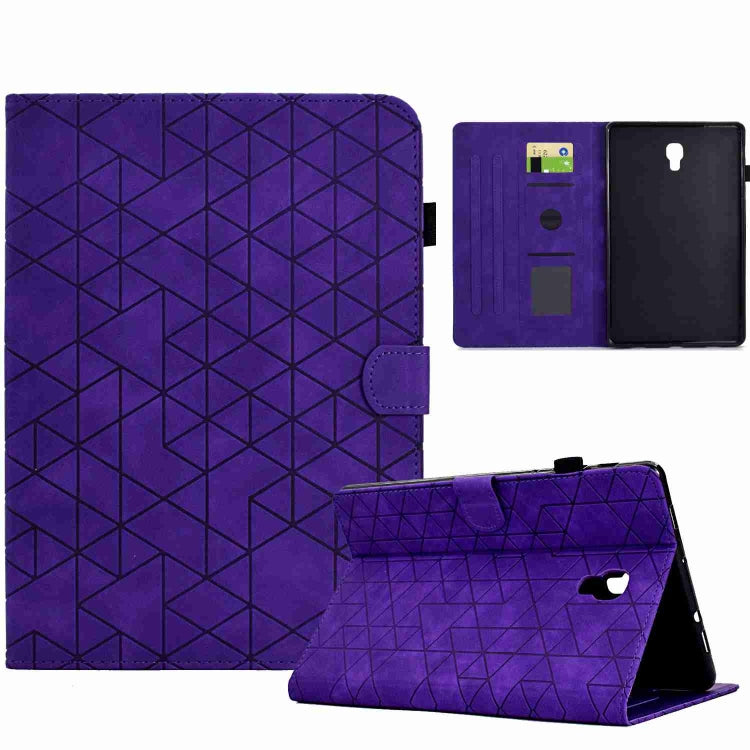For Samsung Galaxy Tab A 10.5 T590 Rhombus TPU Smart Leather Tablet Case(Purple) by buy2fix