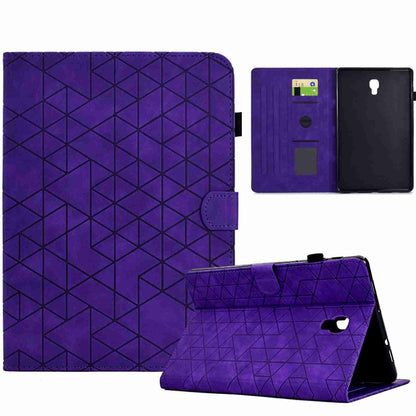 For Samsung Galaxy Tab A 10.5 T590 Rhombus TPU Smart Leather Tablet Case(Purple) by buy2fix