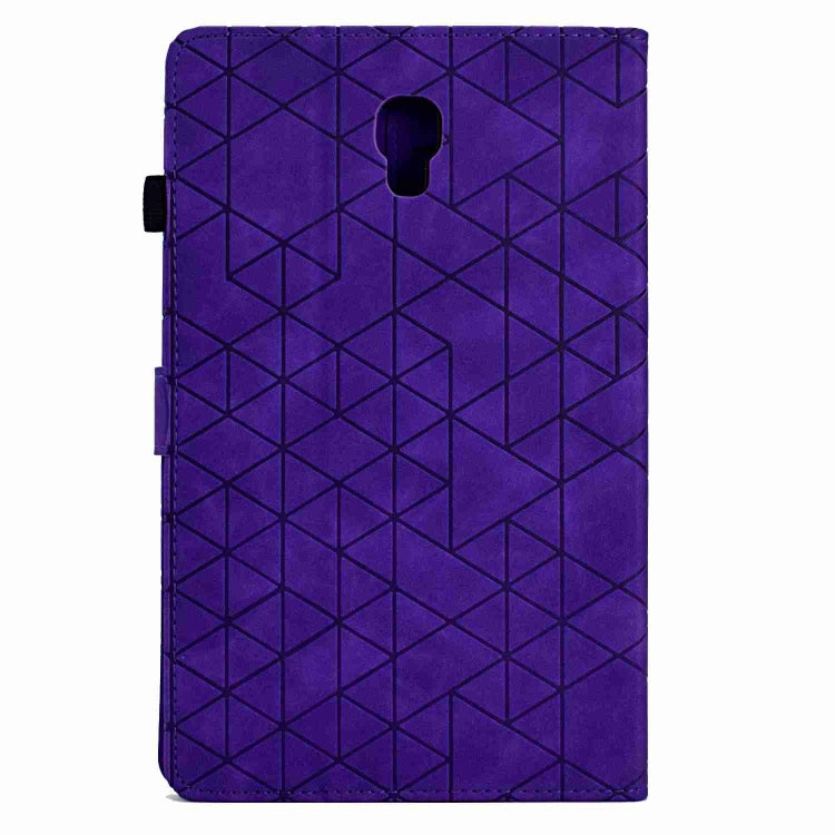 For Samsung Galaxy Tab A 10.5 T590 Rhombus TPU Smart Leather Tablet Case(Purple) by buy2fix