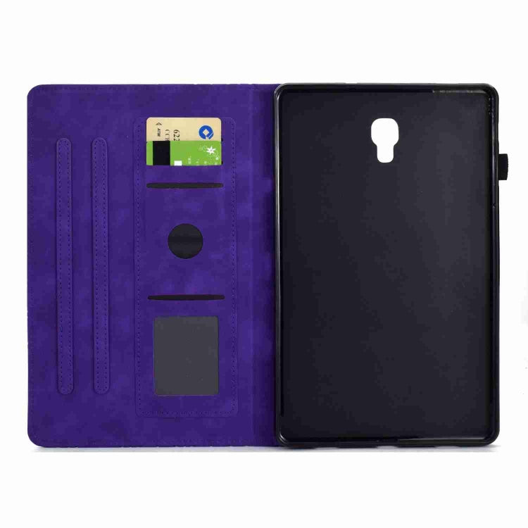 For Samsung Galaxy Tab A 10.5 T590 Rhombus TPU Smart Leather Tablet Case(Purple) by buy2fix