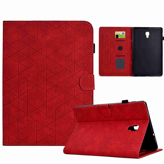 For Samsung Galaxy Tab A 10.5 T590 Rhombus TPU Smart Leather Tablet Case(Red) by buy2fix