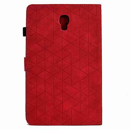 For Samsung Galaxy Tab A 10.5 T590 Rhombus TPU Smart Leather Tablet Case(Red) by buy2fix