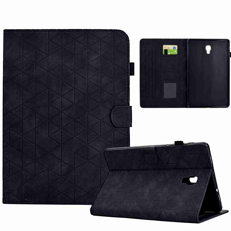 For Samsung Galaxy Tab A 10.5 T590 Rhombus TPU Smart Leather Tablet Case(Black) by buy2fix