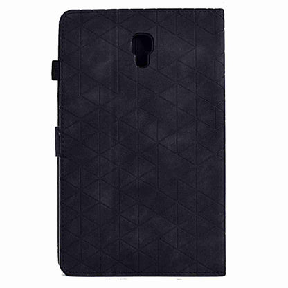 For Samsung Galaxy Tab A 10.5 T590 Rhombus TPU Smart Leather Tablet Case(Black) by buy2fix