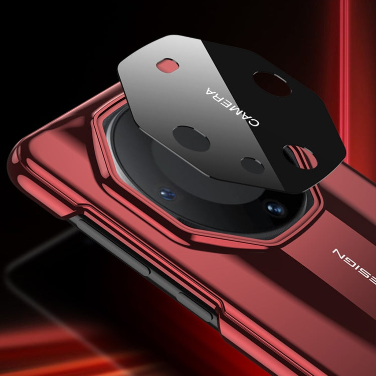 For Huawei Mate 60 GKK Leather Supercar Shockproof Phone Case(Red) by GKK