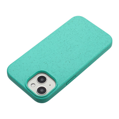 For iPhone 14 Plus Wheat MagSafe Magnetic Straw Material + TPU Phone Case(Green) - iPhone 14 Plus Cases by buy2fix | Online Shopping UK | buy2fix